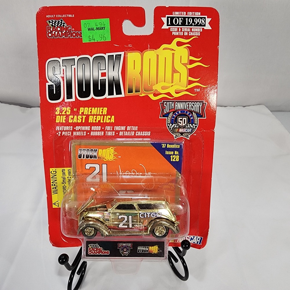 RC Stock Rod 37 Boxotica Citgo 21 Michael Waltrip NASCAR 50th Ann see photos